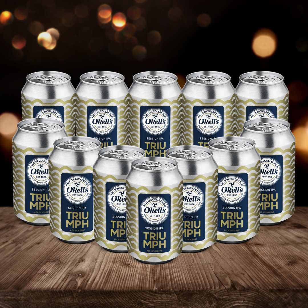 Okell's Isle of Man Session IPA 330ml Cans - 4.2% ABV (12 Pack) - BEERHUNTER