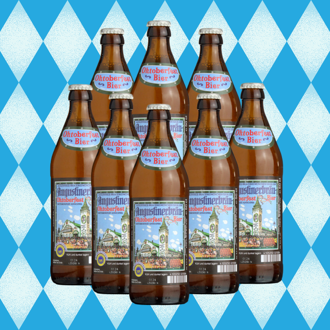 Augustiner München Oktoberfest Beer 500ml Bottles (12 Pack) - 6.3% ABV - BEERHUNTER