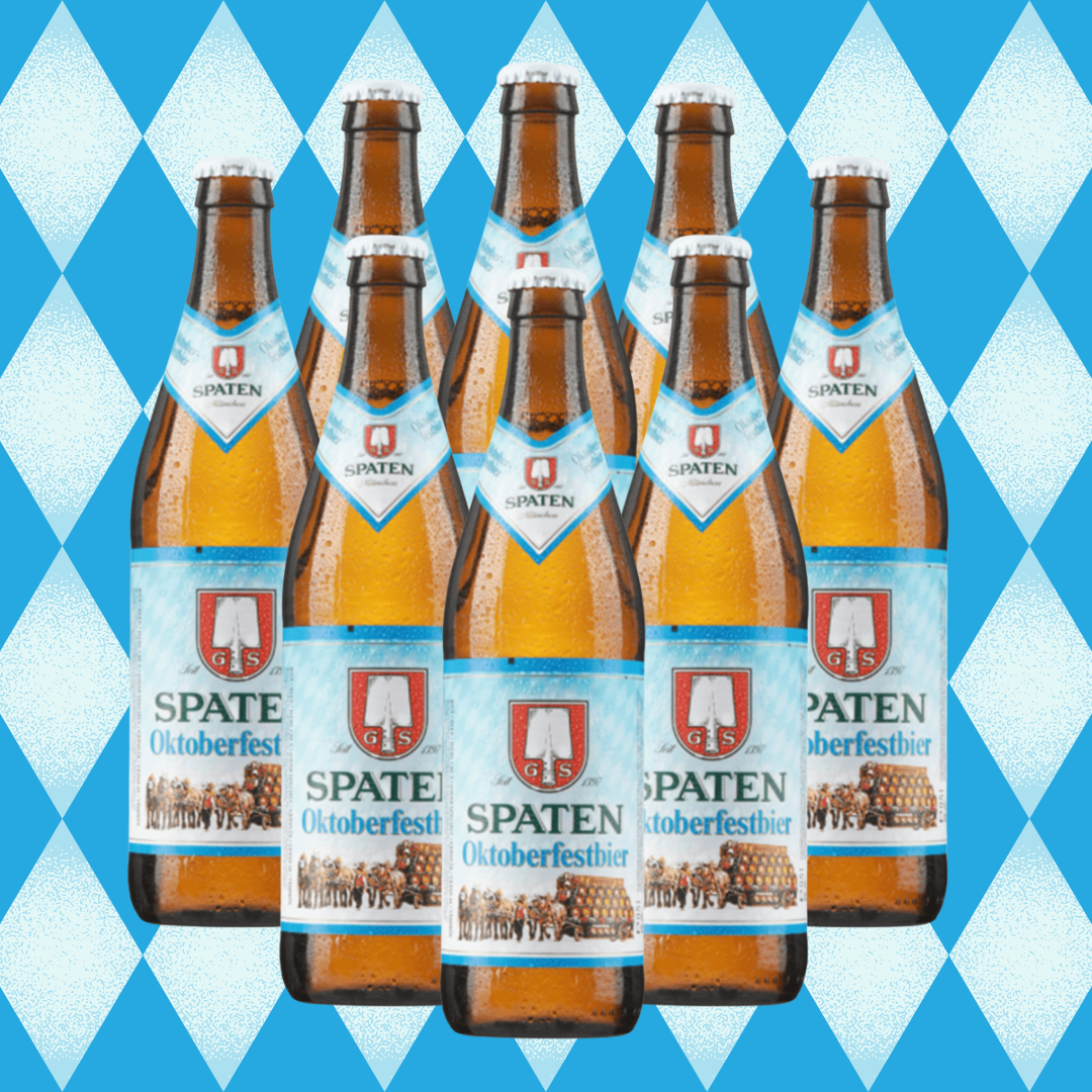 Spaten Oktoberfest Beer 500ml Bottles - 5.9% ABV (Multipack)