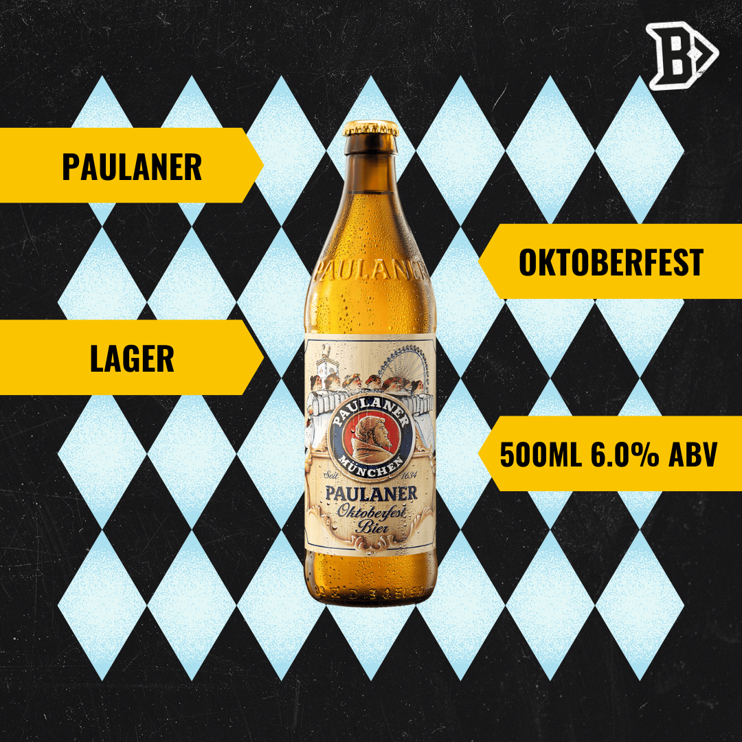 Paulaner Munchen Oktoberfest Premium German Bier 500ml Bottles (Multipack) - 6.0% ABV
