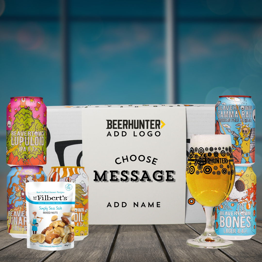 Personalised Beavertown Corporate Beer Gift Set - IPA, Pale Ale &amp;; Lager (5 x 330ml) - BEERHUNTER