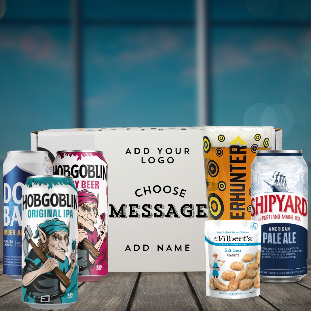 Personalised British Ale Corporate Beer Gift Set - (4 x 330ml)