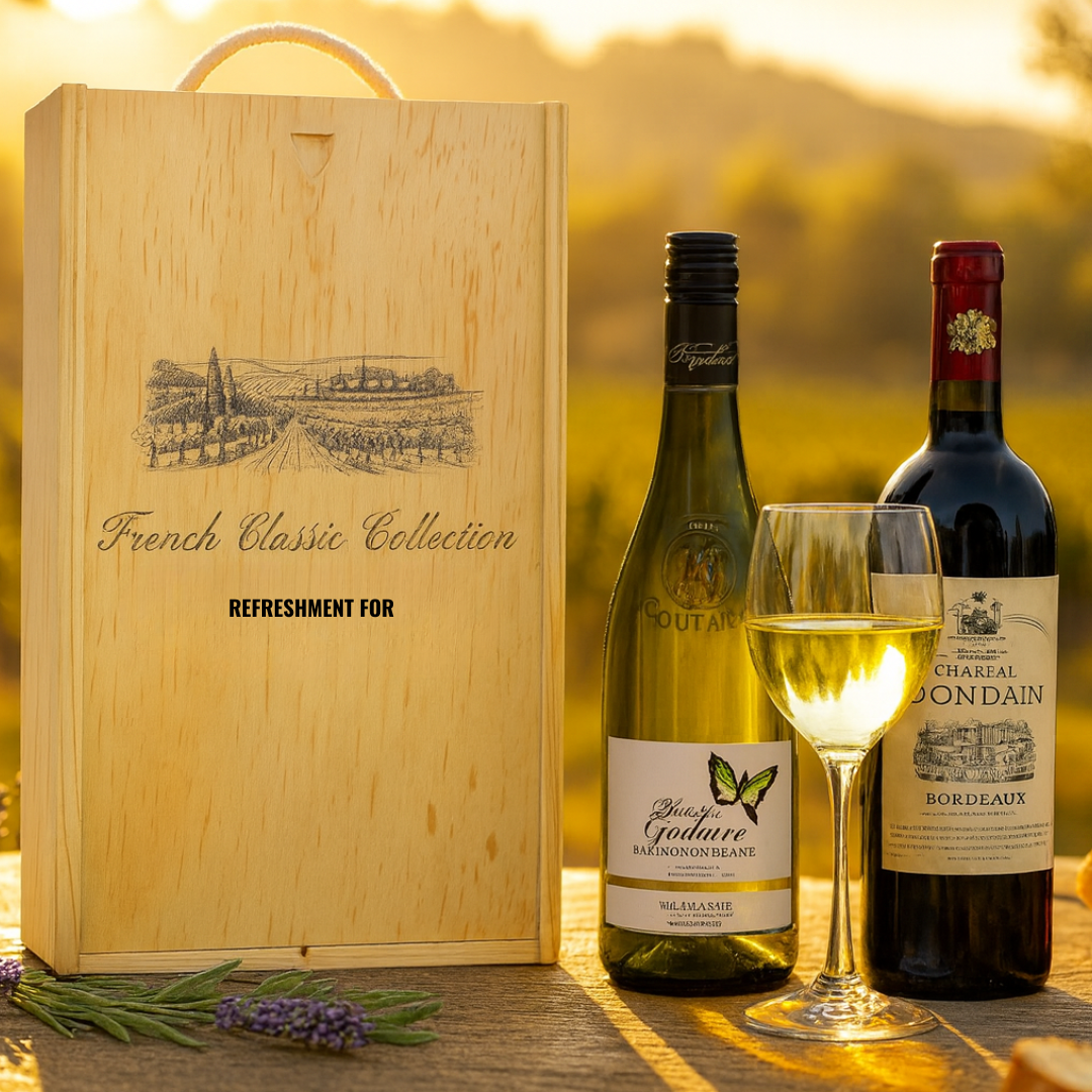Personalised French Classic Wine Gift Set Collection