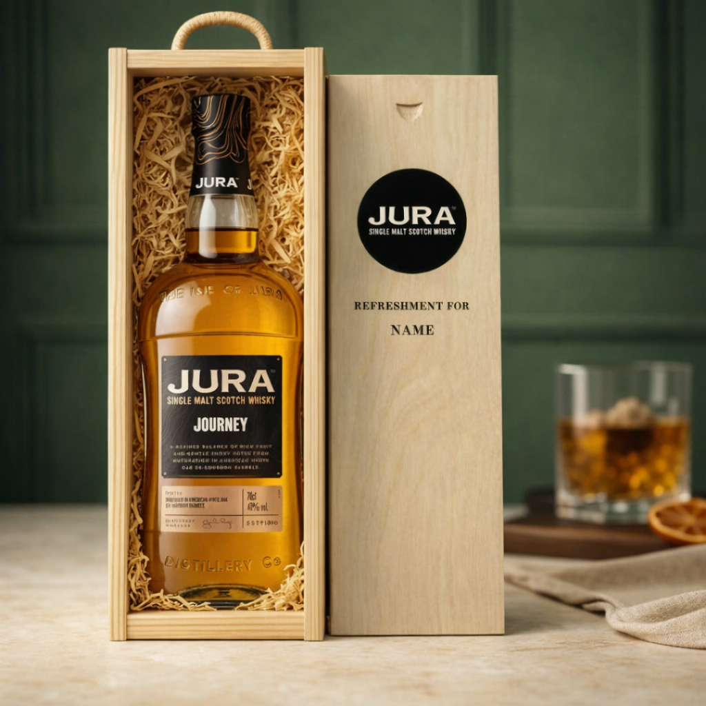 Personalised Jura Single Malt Scotch Whisky Gift Set - 40% ABV (70cl)