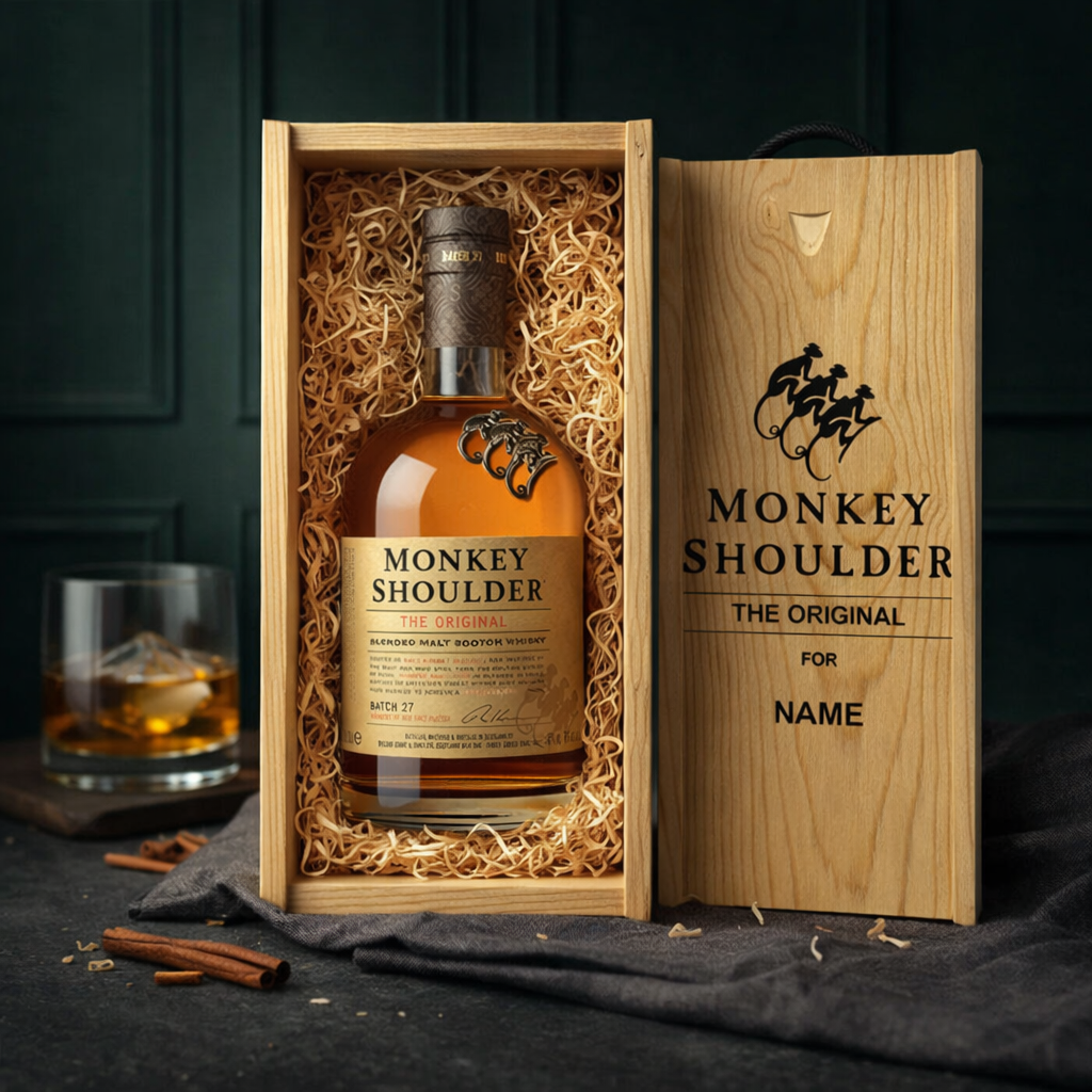 Personalised Monkey Shoulder "The Original" Whisky Gift Box - 70cl 40% ABV