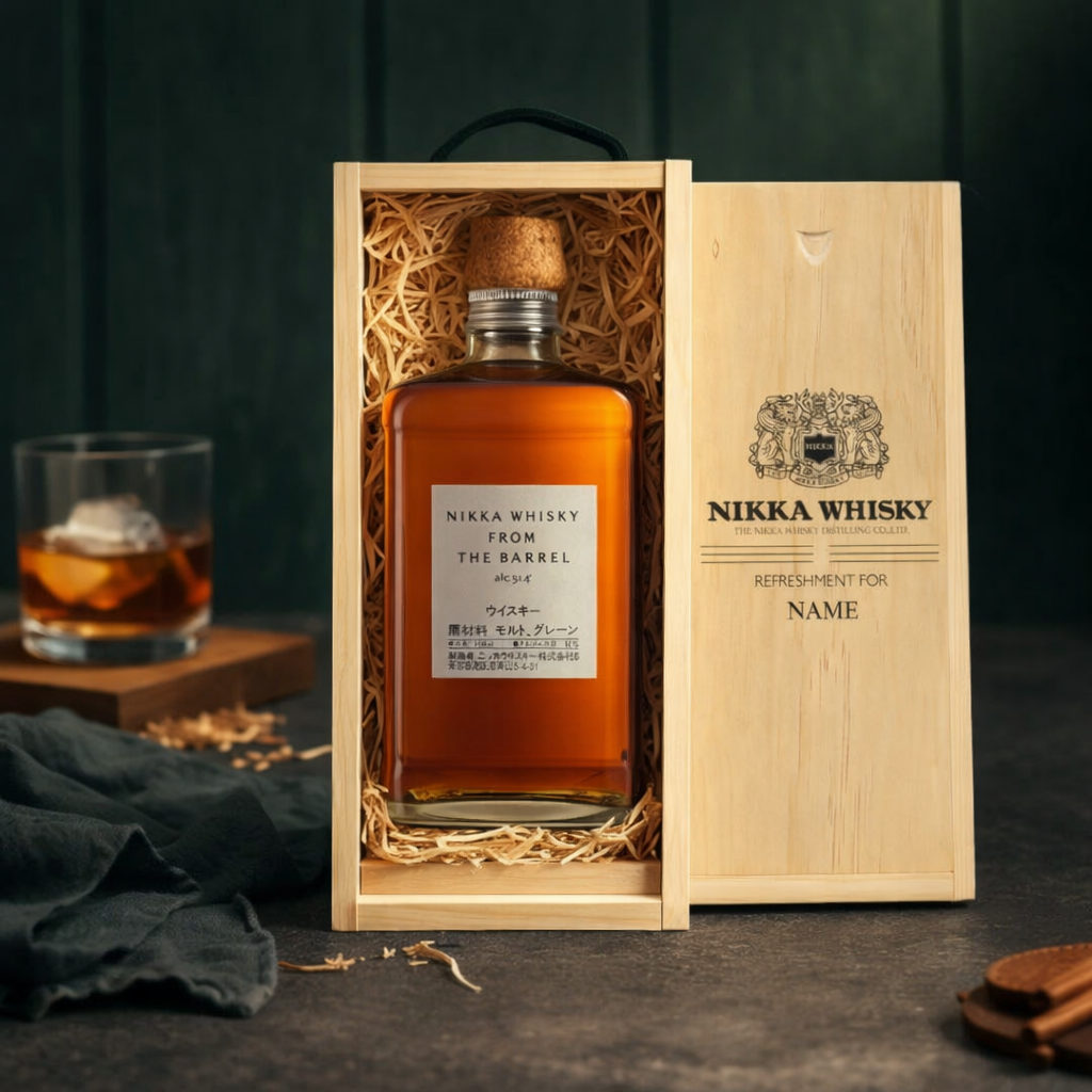 Personalised Nikka From the Barrel Whiskey Gift Set - 50cl (51.4%)