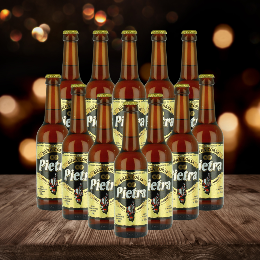 Pietra French Amber Ale 330ml Bottles - 6.0% ABV (12 Pack)