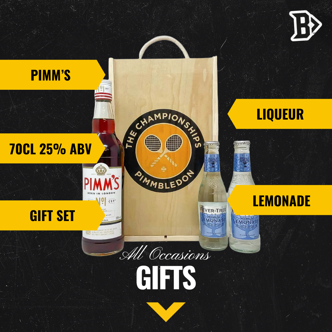 Pimmbledon Pimm's &amp; Lemonade Gift Set 70cl - 25% ABV - BEERHUNTER