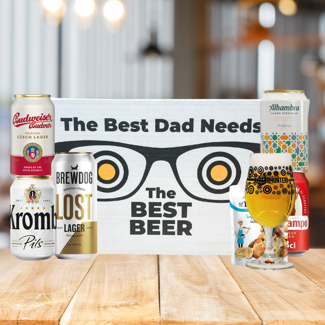 Premium Lager Beer "Best Dad Gift Set (5 x 330ml Cans)