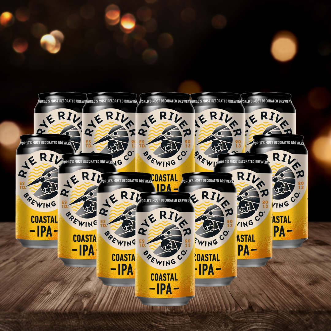 Rye River Coastal IPA 330ml Cans - 5.2% ABV (12 Pack)