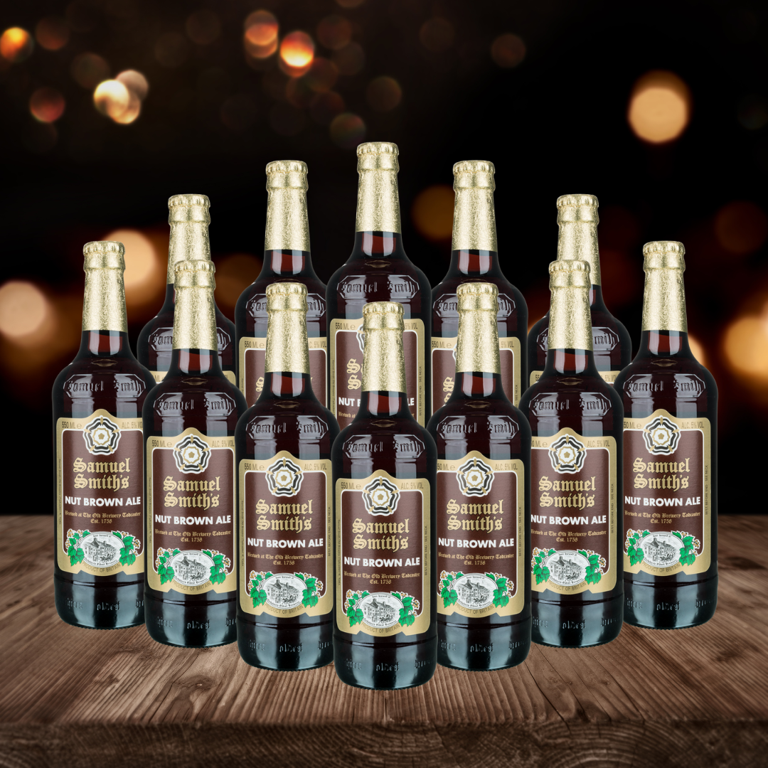 Samuel Smith&#39;s Nut Brown Ale 355ml Bottles - 5.0% ABV (12 Pack)