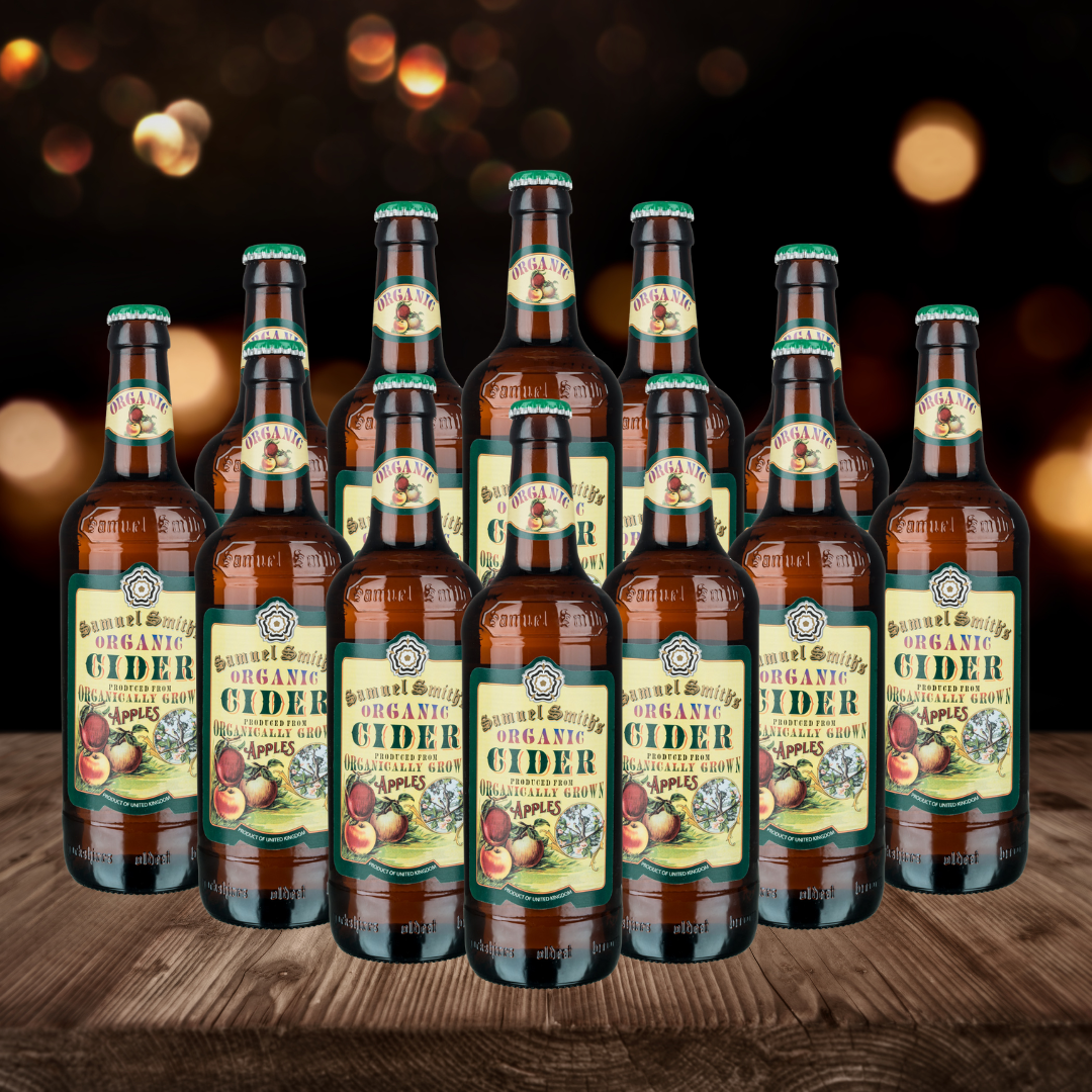Samuel Smith&#39;s Organic Cider 550ml Bottles - 5.0% ABV (12 Pack)