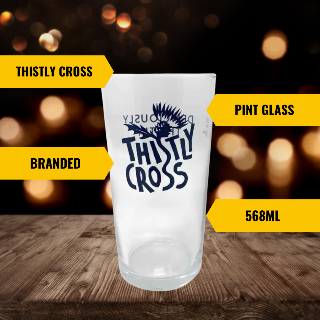 Thistly Cross Pint Glass