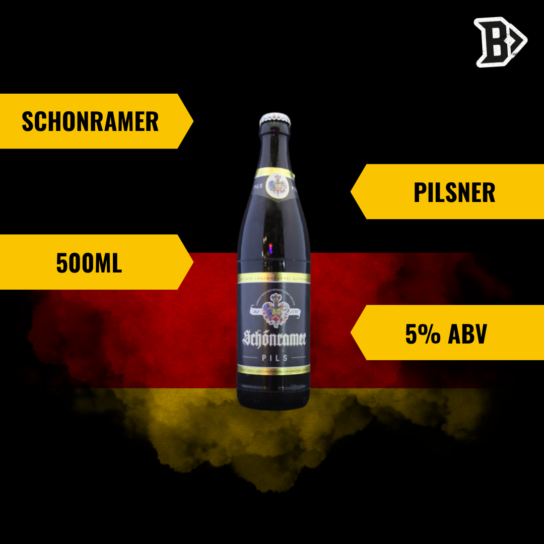 Schonramer Pils German Pilsner 500ml Bottles - 5.0% ABV (Multipack)
