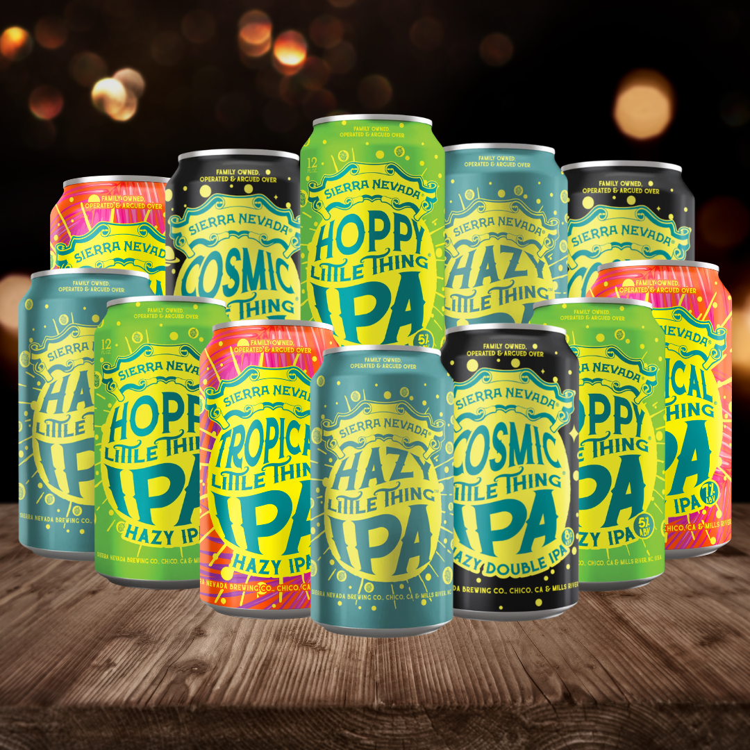 Sierra Nevada Hazy IPA Beer Mixed Case - Hazy, Cosmic, Tropical &amp; Hoppy 355ml Cans (12 Pack)