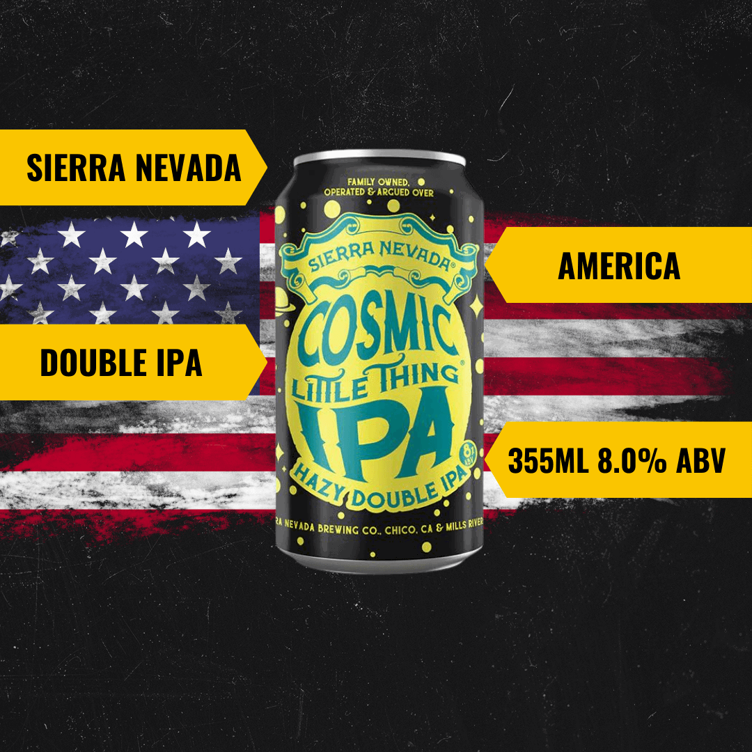 Sierra Nevada Cosmic Little Thing American Double IPA 355ml Cans - 8.0% ABV (12 Pack) - BEERHUNTER