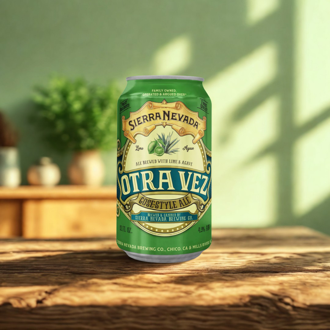 Sierra Nevada American Otra Vez Lime &amp; Blue Agave Sour 355ml Cans - 4.9% ABV (12 Pack)