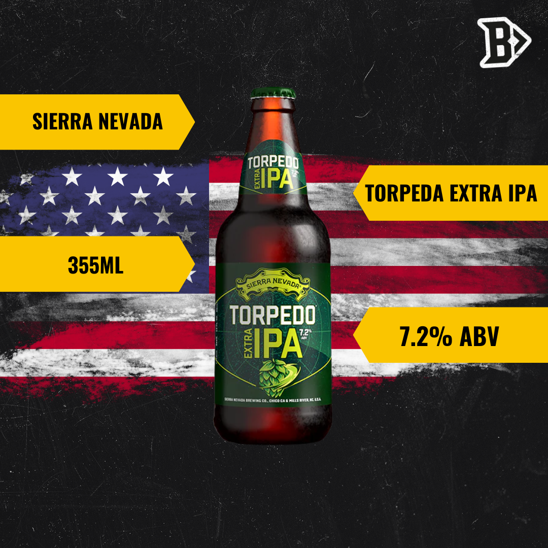 Sierra Nevada Torpedo American Extra IPA 355ml Bottles - 7.2% ABV (12 Pack)