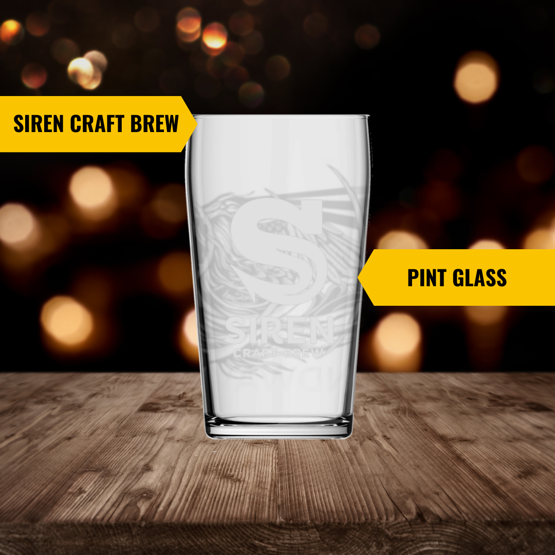 Siren Craft Brew Pint Glass