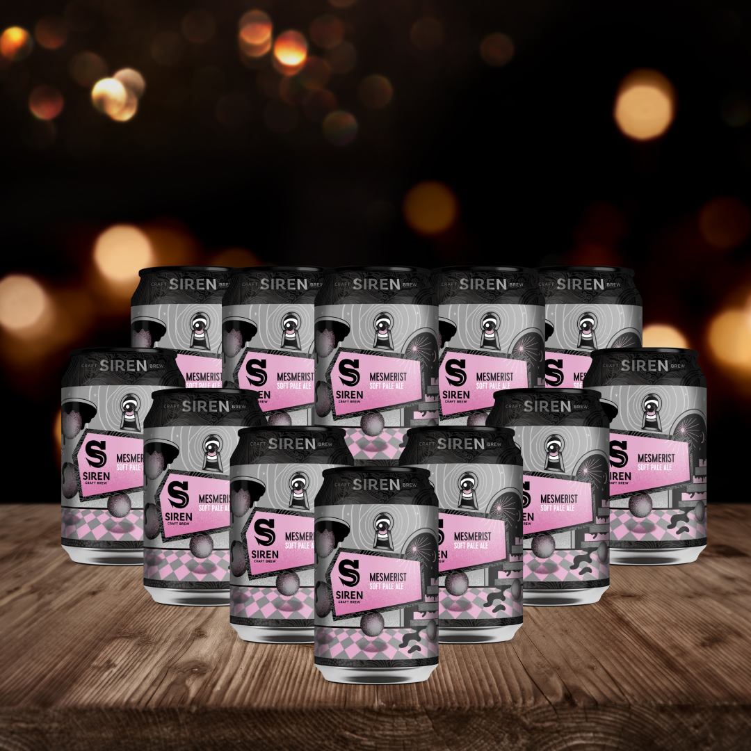 Siren Mesmerist British Soft Pale Ale 330ml Cans - 3.4% ABV (12 Pack)