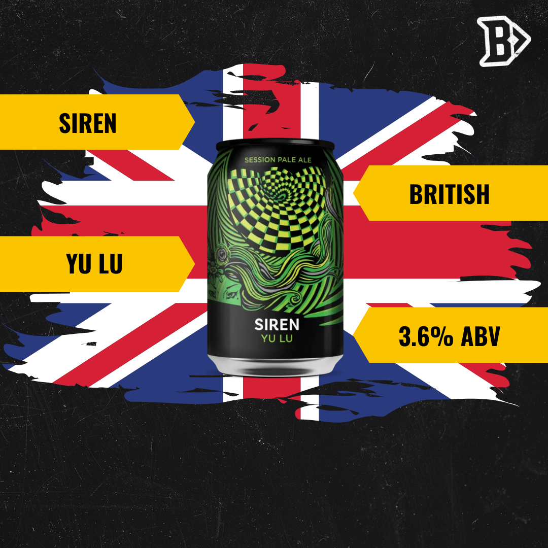 Siren Yu Lu British Session Pale Ale 330ml Cans - 3.6% ABV (12 Pack)