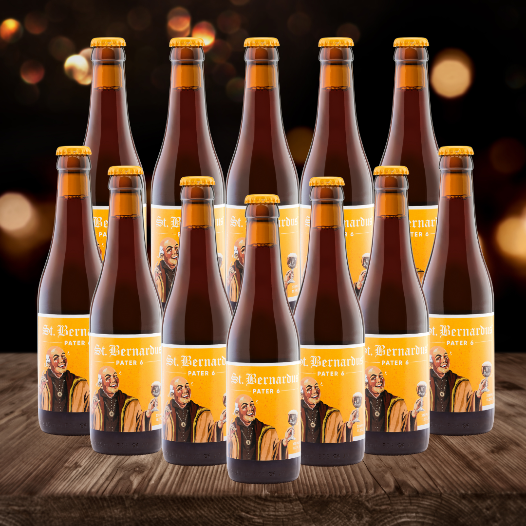 St. Bernardus Pater 6 Belgian Dubbel Beer 330ml Bottles - 6.7% ABV (12 Pack)