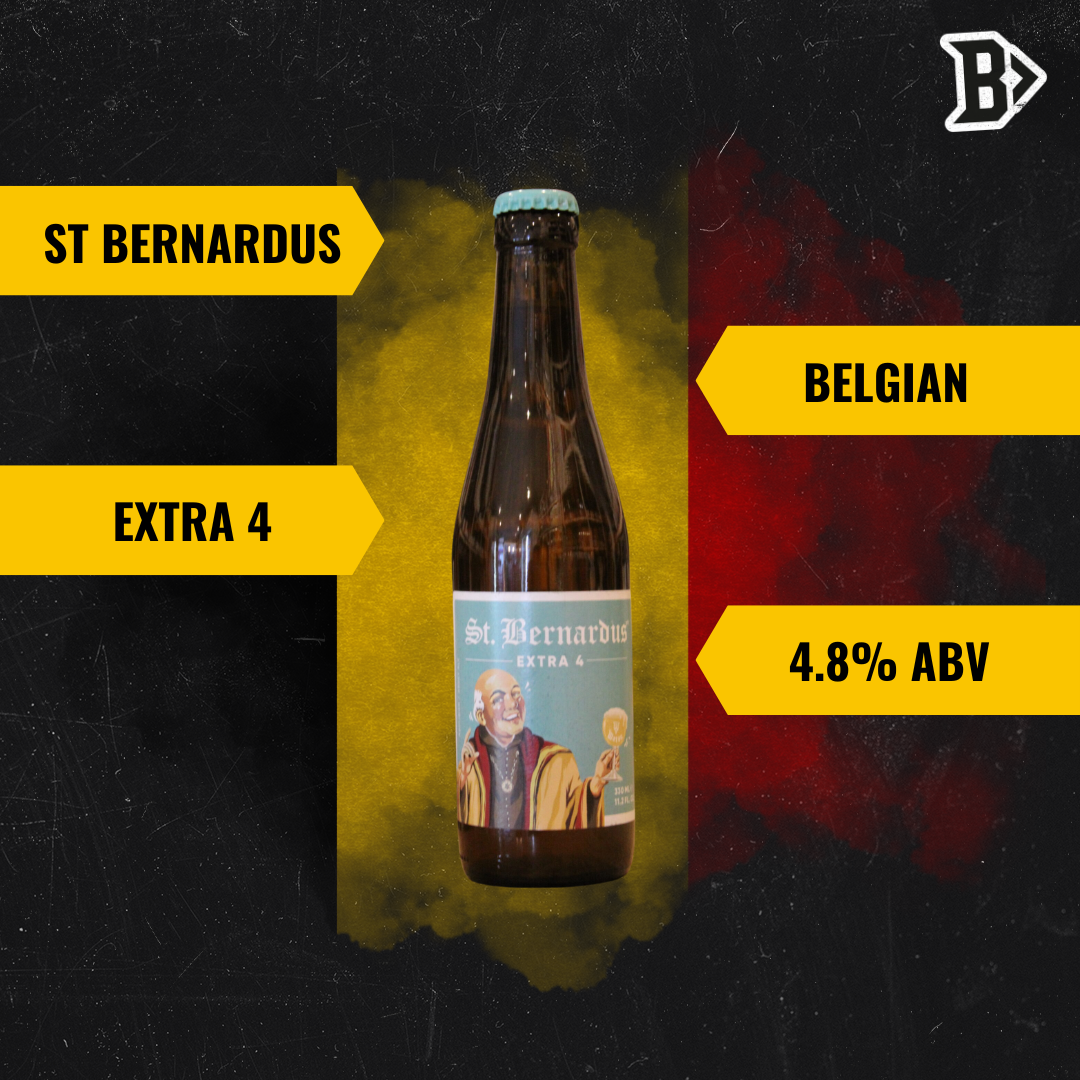 St Bernardus Belgian Extra 4 330ml Bottles - 4.8% ABV (12 Pack)