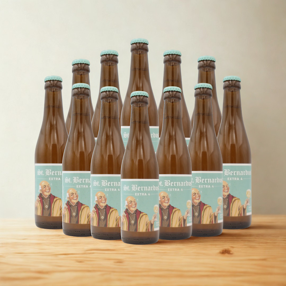 St Bernardus Belgian Extra 4 330ml Bottles - 4.8% ABV (Multipack)