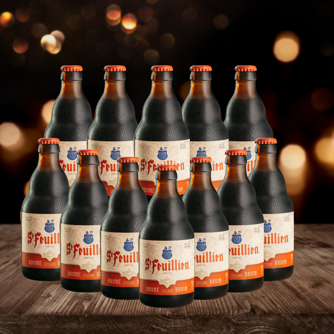 St Feuillien Belgian Brune 330ml Bottles - 8.5% ABV (12 Pack)