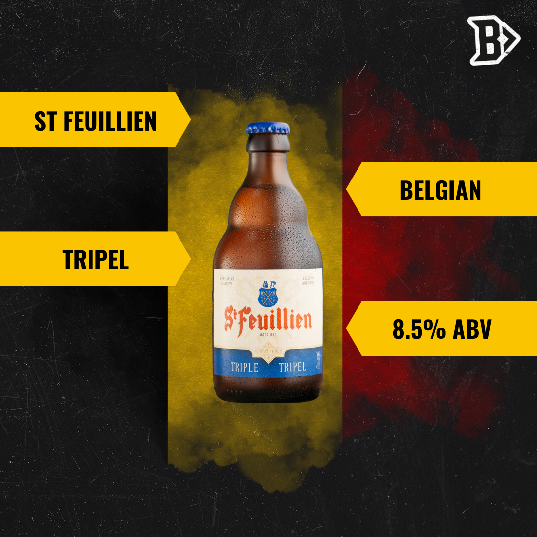 St Feuillien Belgian Tripel 330ml Bottles - 8.5% ABV (12 Pack)