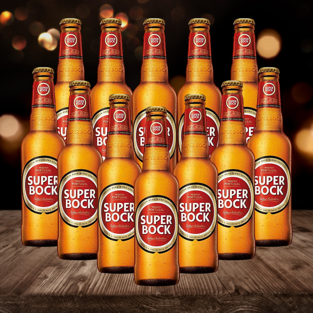 Super Bock Portuguese Lager 330ml Bottles - 4.7% ABV (12 Pack) - BEERHUNTER