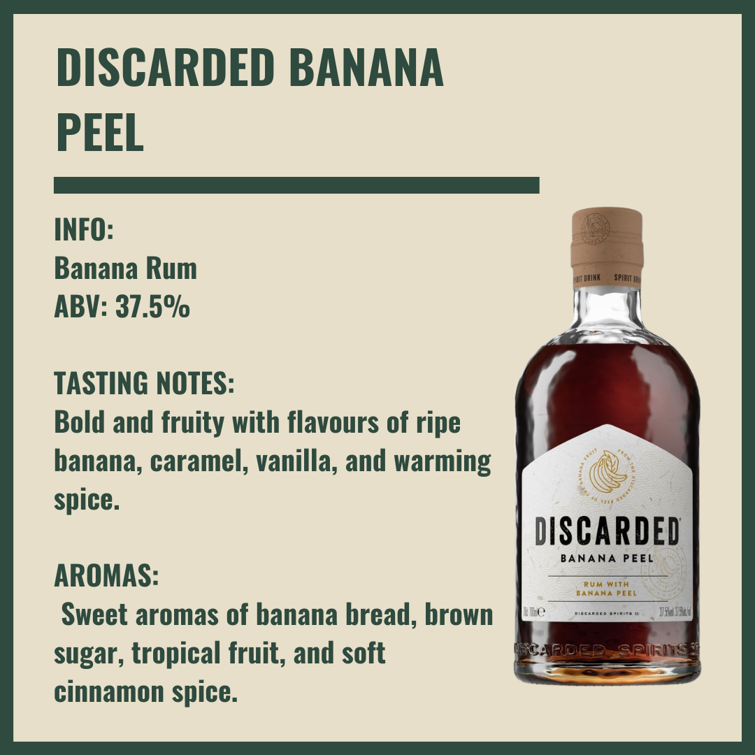 Personalised Discarded Banana Peel Rum Gift Set  - 70cl (37.5% ABV)