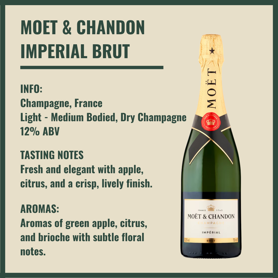 Personalised Moet & Chandon Champagne Gift Set in Wooden Presentation Gift Box - 75cl
