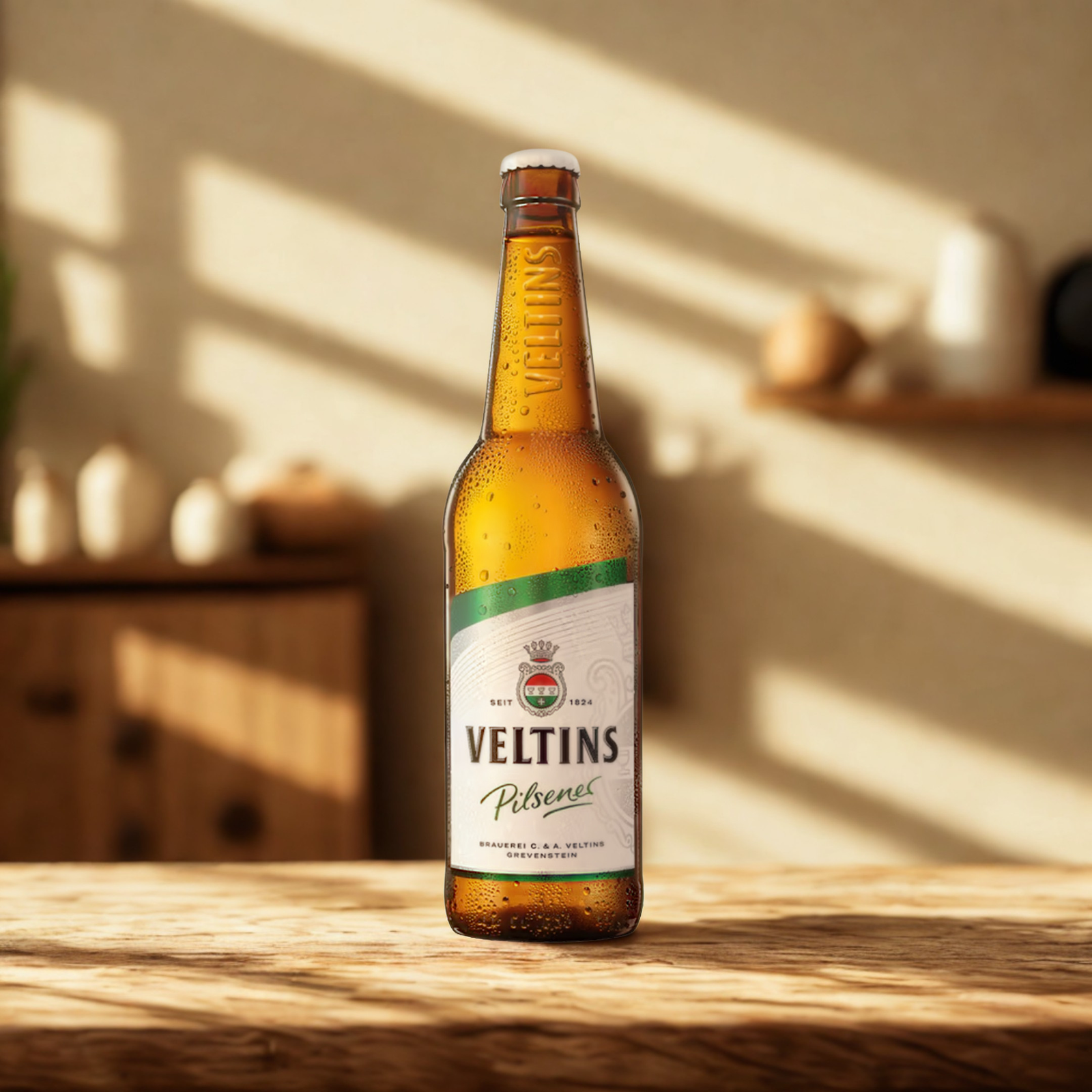 Veltins German Pilsener Gift Pack 500ml Bottles with Free Stein Glass – 4.8% ABV (2 Pack)