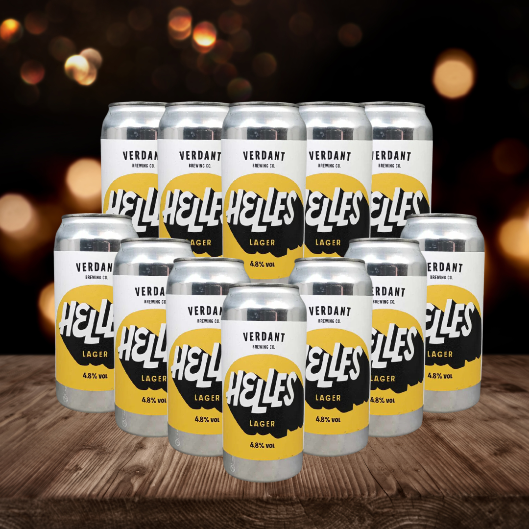 Verdant British Helles Lager 440ml Cans - 4.8% ABV (12 Pack)