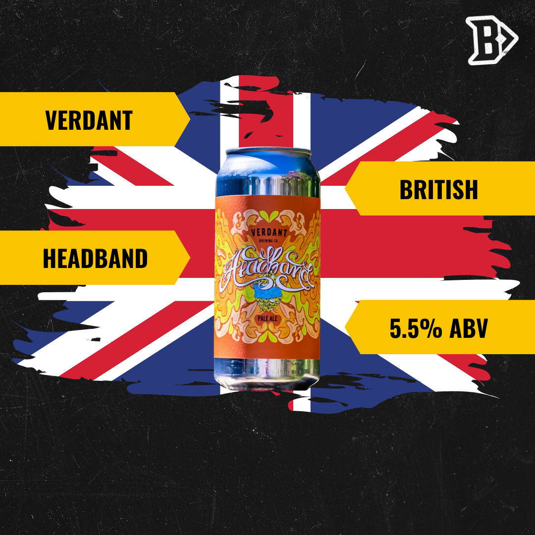Verdant Headband British Pale Ale 440ml Cans - 5.5% ABV (12 Pack)