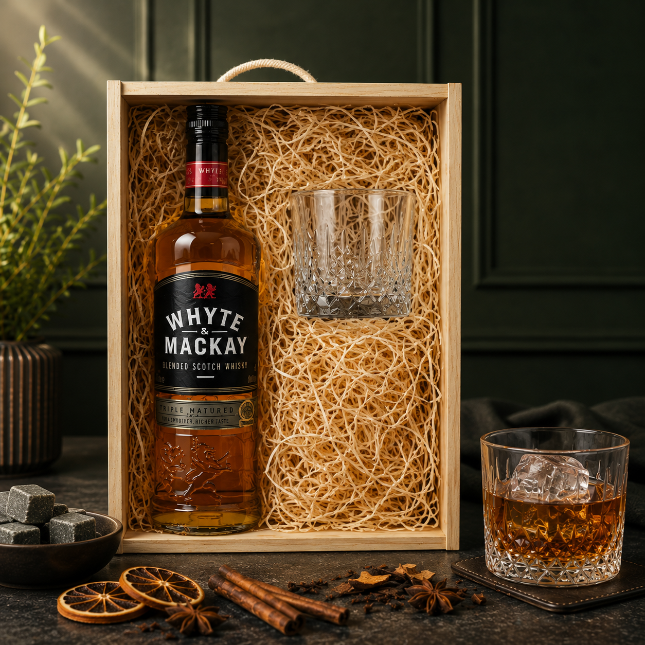 Best Dad Whisky Gift Set with Glass – Premium Whisky Selection 70cl