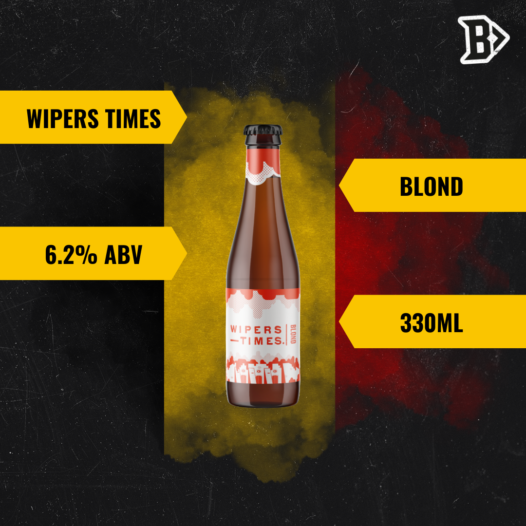 Wipers Times Blond 330ml Bottles - 6.2% ABV (12 Pack)