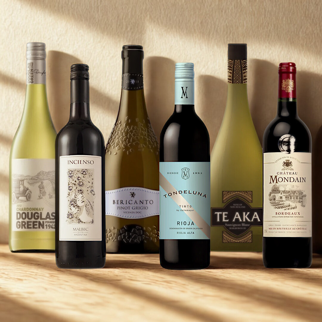 World Wine Customer Favourites Mixed Case – Premium Red & White Selection (6 Bottles)