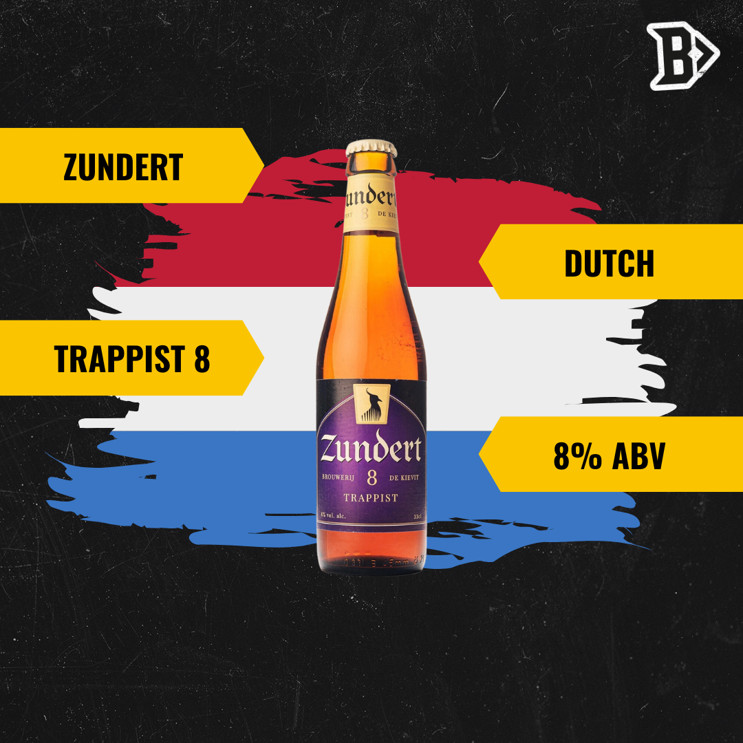Zundert Trappist Dutch Tripel Trappist Ale 330ml Bottles - 8.0% ABV (12 Pack)