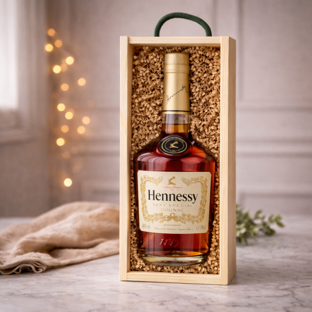 Personalised 18th Birthday Hennessy VS Cognac Gift Set – 70cl Luxury Cognac with Personalised Lid