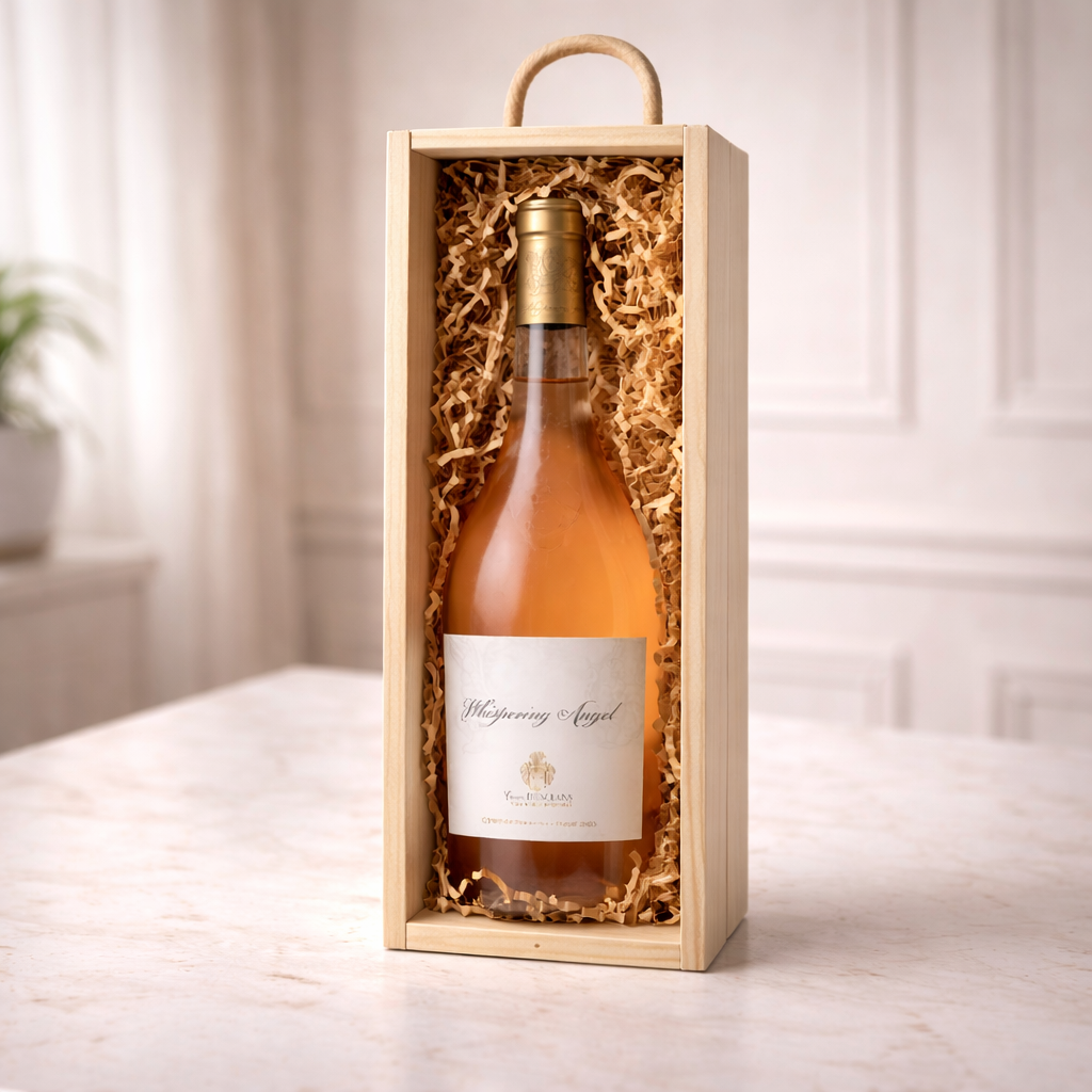 Personalised 50th Birthday Rosé Wine Gift Set – 75cl Provence Rosé with Personalised Lid